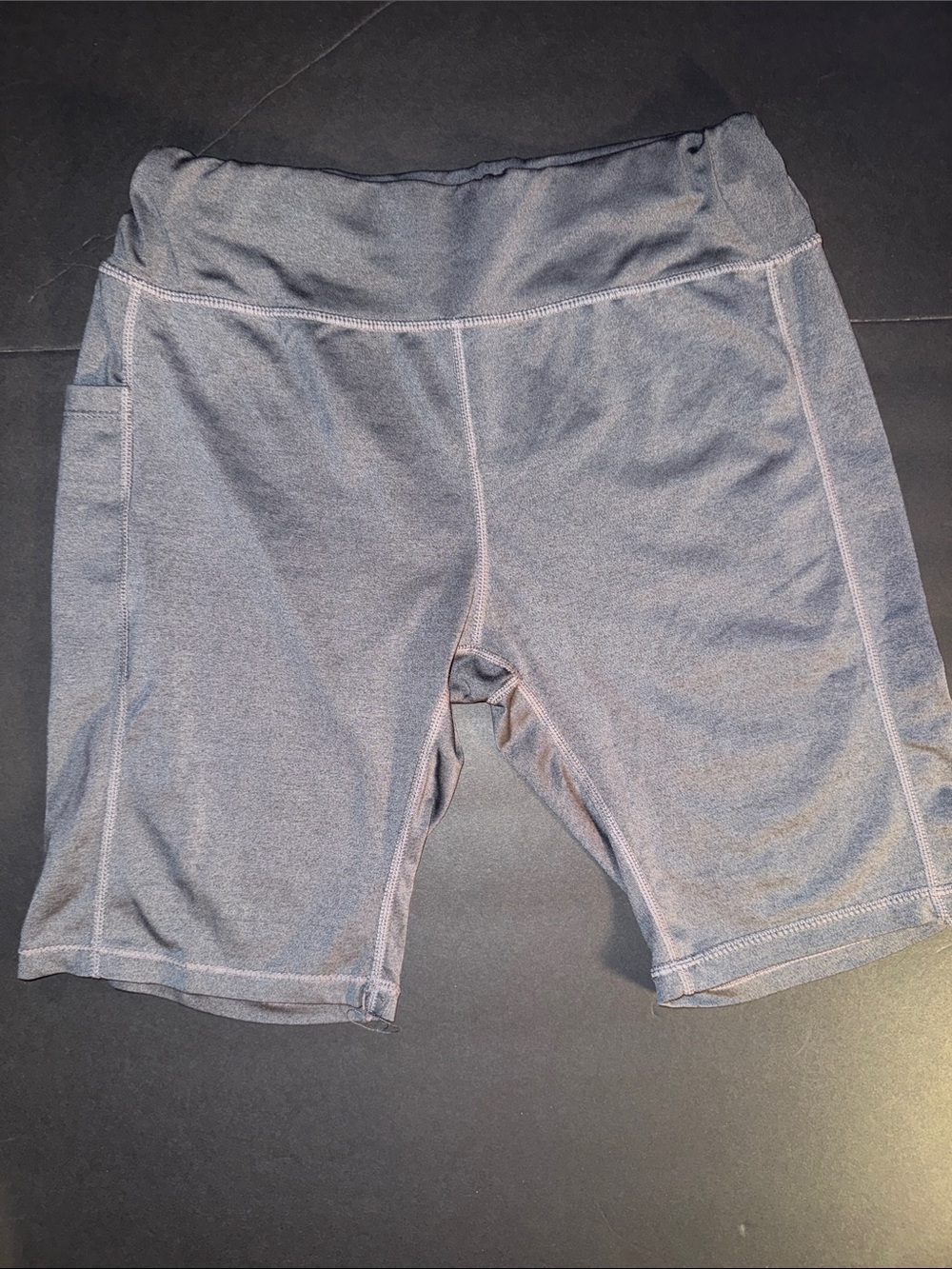High-Waist Women's Performance Bike Shorts - Gray